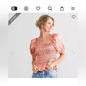 Willow & Root, Satin Peplum